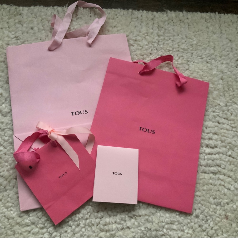 TOUS gift bags with envelope
